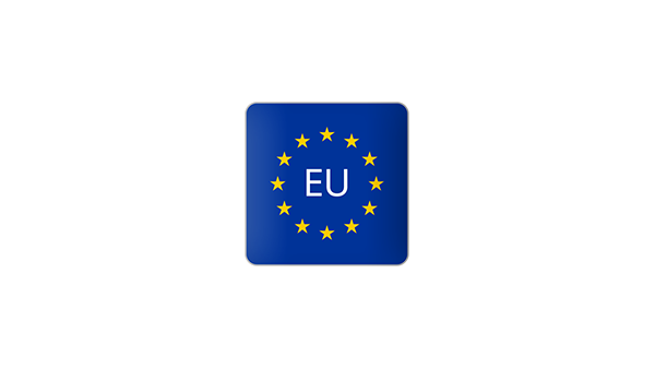 Klik voor website Council of Europe Logo EU Europese Unie in blauw vierkant met afgeronde hoeken in kleur op transparante achtergrond - 600 * 337 pixels